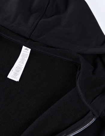 Alo Accolade Full Zip Hoodie – Black