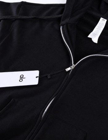 Alo Accolade Full Zip Hoodie – Black