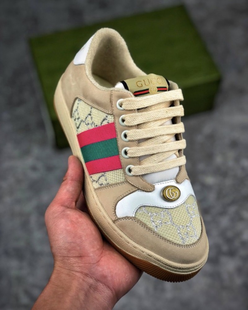 Gucci Screener GG Low-Top Sneakers.