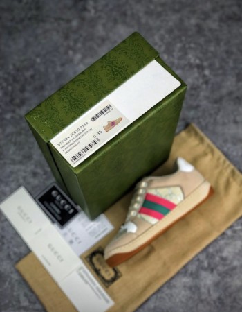 Gucci Screener GG Low-Top Sneakers.