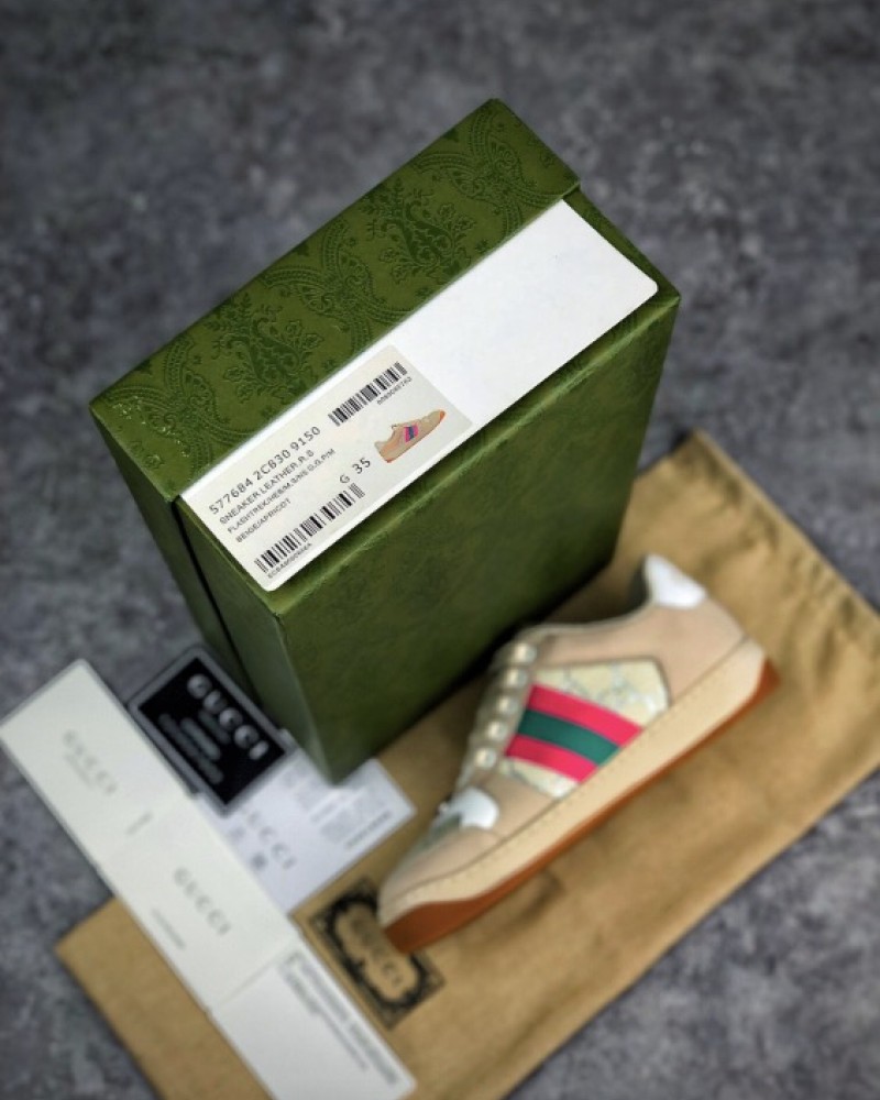 Gucci Screener GG Low-Top Sneakers.