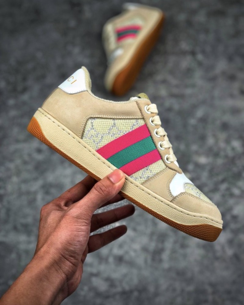 Gucci Screener GG Low-Top Sneakers.