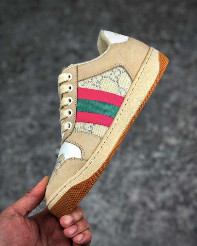 Gucci Screener GG Low-Top Sneakers.