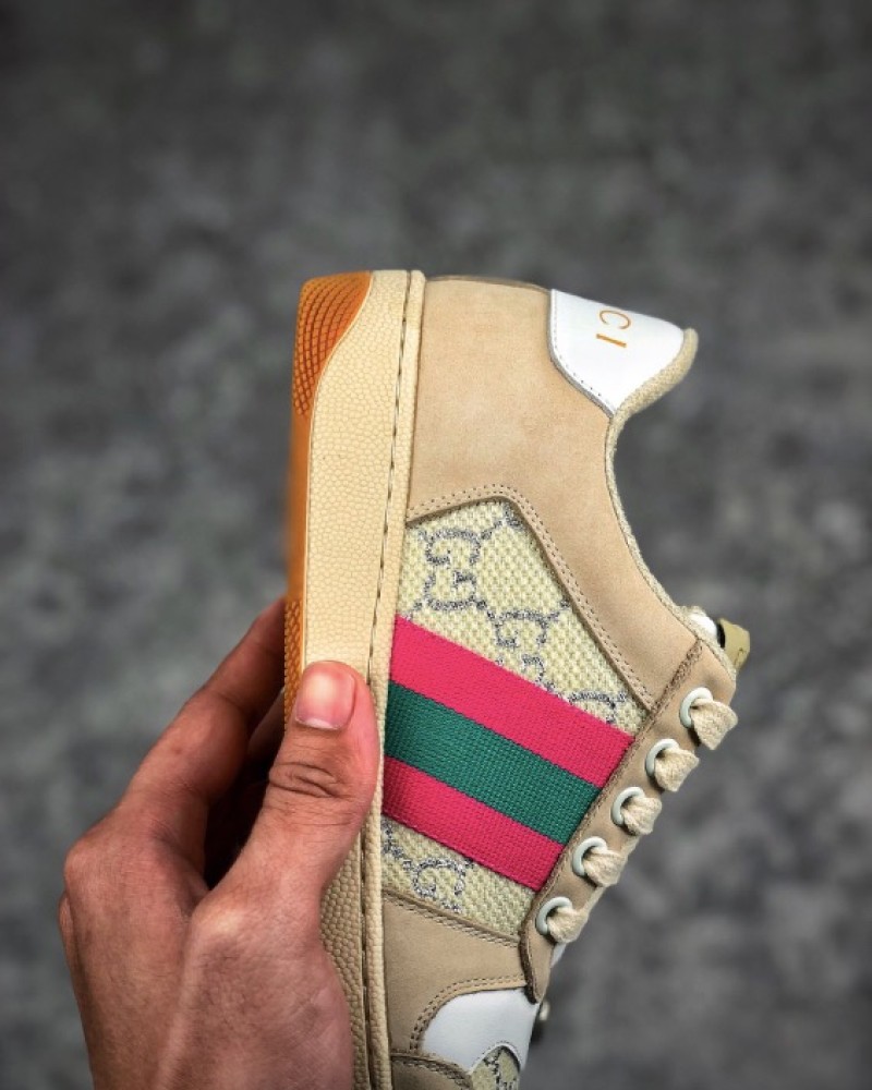 Gucci Screener GG Low-Top Sneakers.