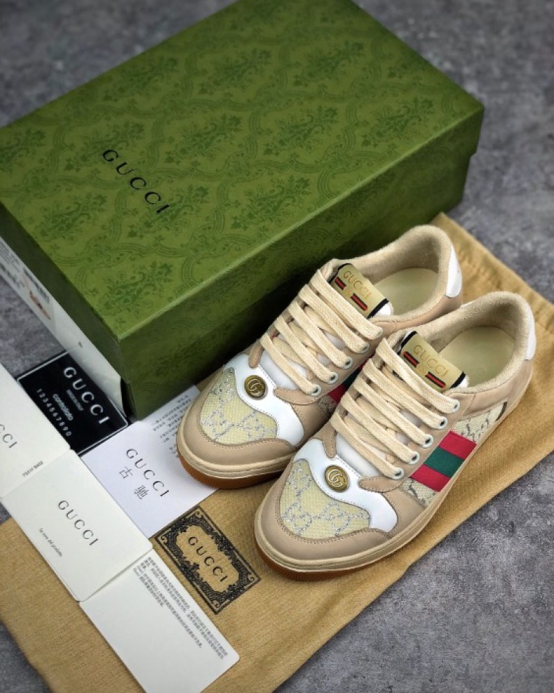 Gucci Screener GG Low-Top Sneakers.