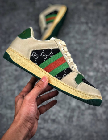 Gucci Screener GG Low-Top Sneakers.