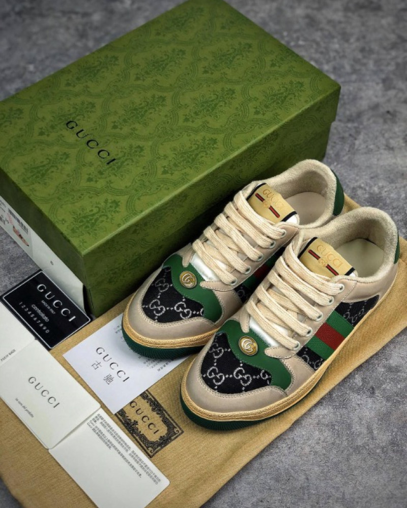 Gucci Screener GG Low-Top Sneakers.