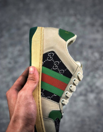 Gucci Screener GG Low-Top Sneakers.