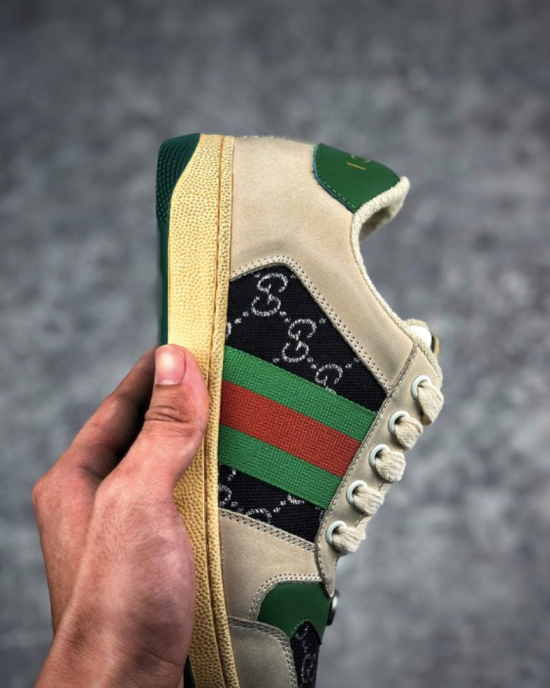 Gucci Screener GG Low-Top Sneakers.