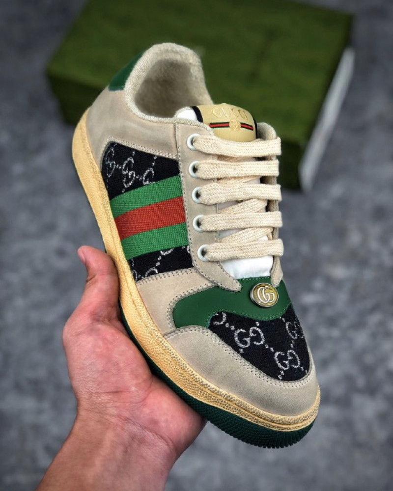 Gucci Screener GG Low-Top Sneakers.