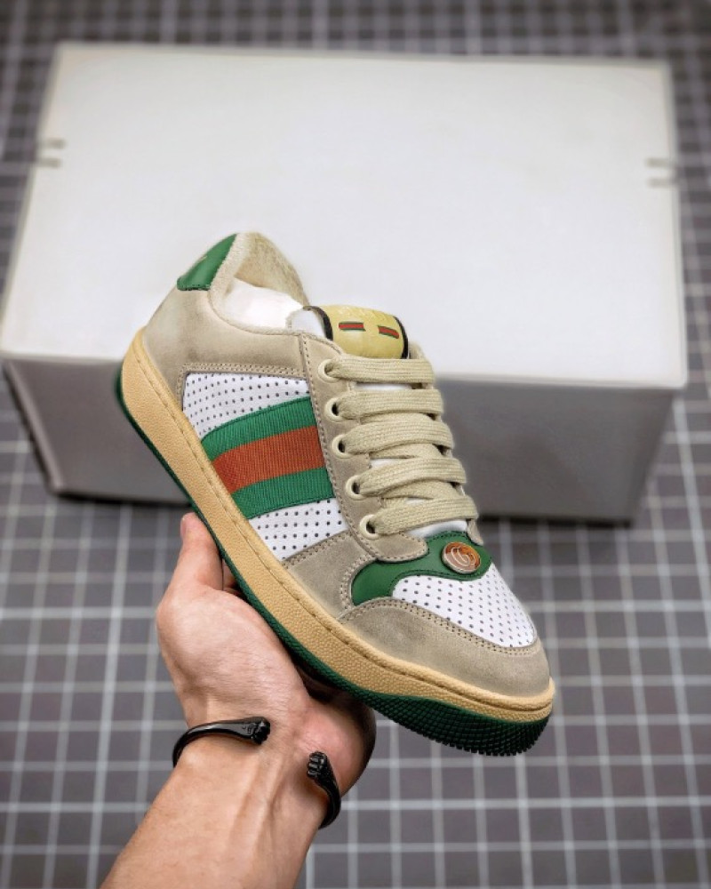 Gucci Screener GG Low-Top Sneakers.