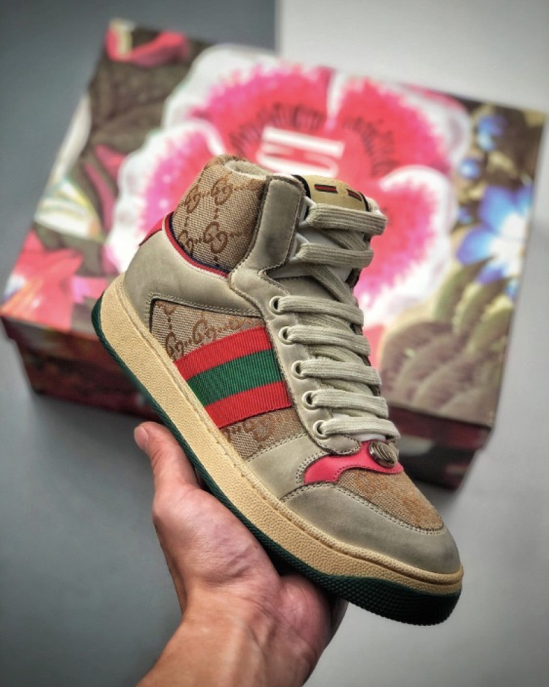 Gucci Screener GG High-Top Sneakers