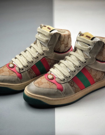 Gucci Screener GG High-Top Sneakers
