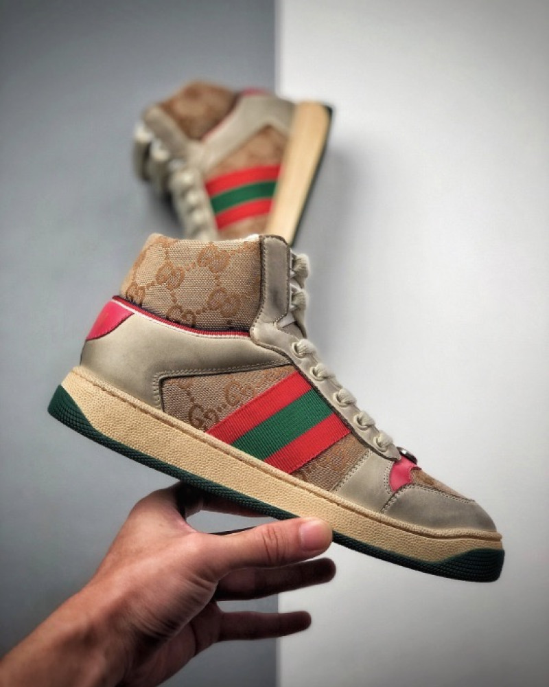 Gucci Screener GG High-Top Sneakers