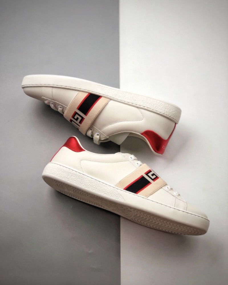 Gucci Ace Sneakers Elastic Gucci Band 