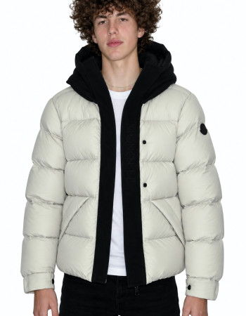 Moncler Valtier Hooded Down Jacket – Ivory
