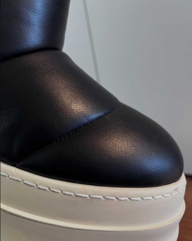 Rick Owens Puffer Padded Boots 