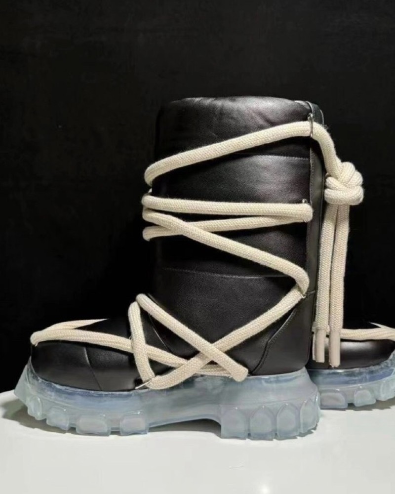 Rick Owens Padded Lunar Tractor Boots