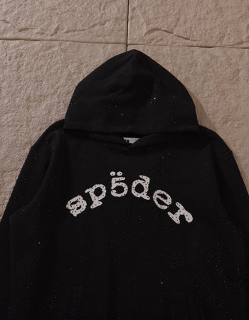 Sp5der Rhinestone Hoodie 