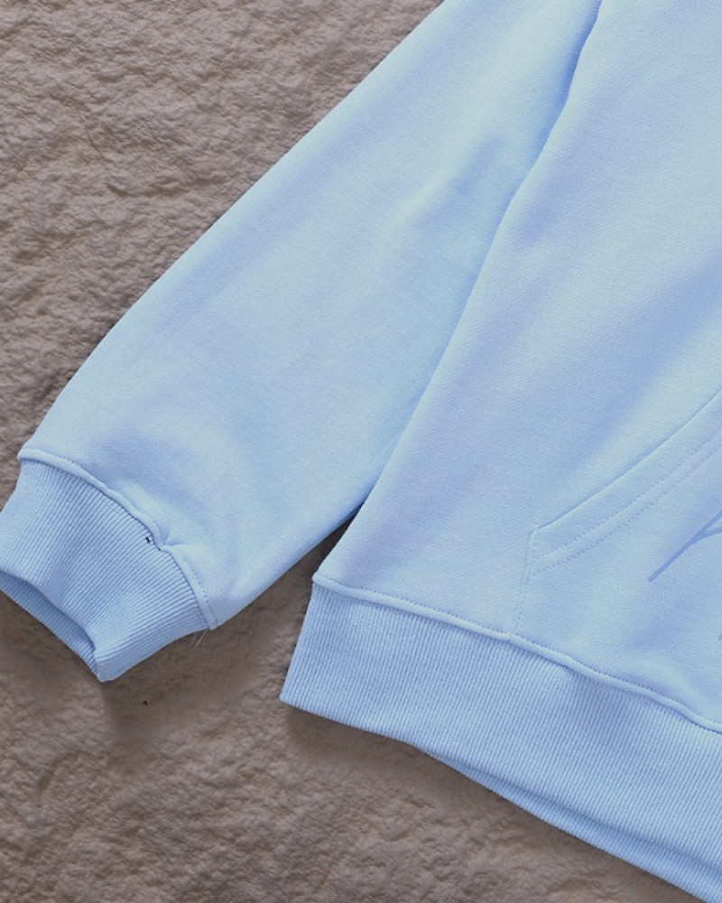 Sp5der 555 Blue Web Hoodie