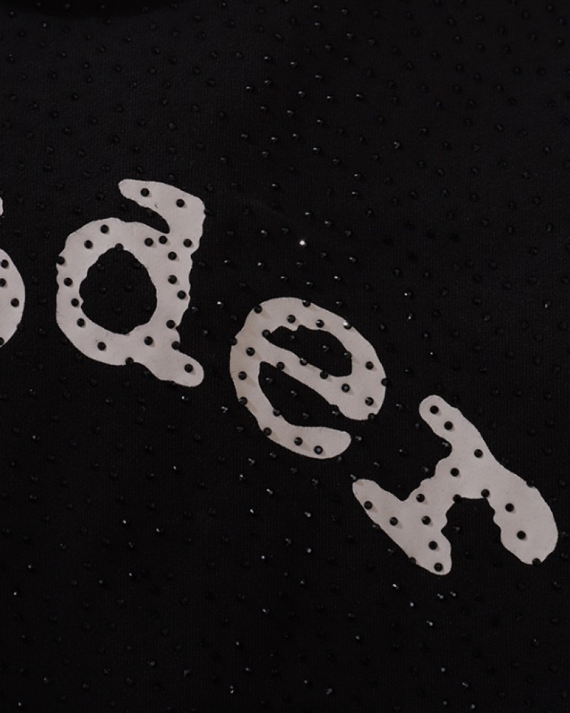 Sp5der Rhinestone Hoodie 