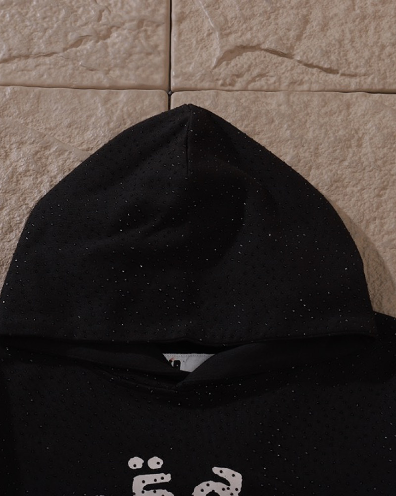Sp5der Rhinestone Hoodie 