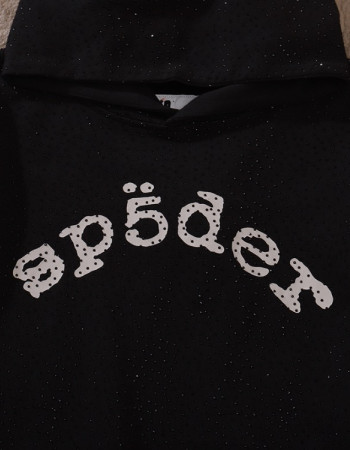 Sp5der Rhinestone Hoodie 