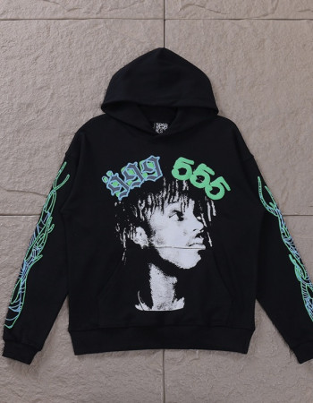 Sp5der 999 x 555 Juice WRLD Hoodie 