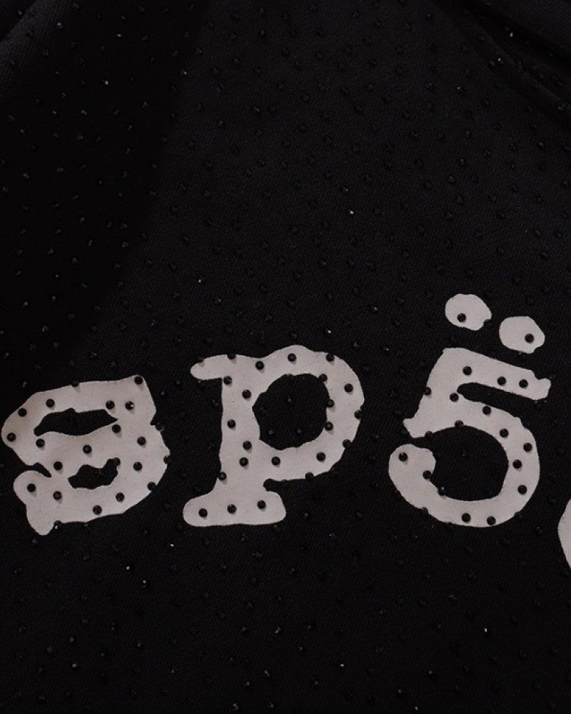 Sp5der Rhinestone Hoodie 